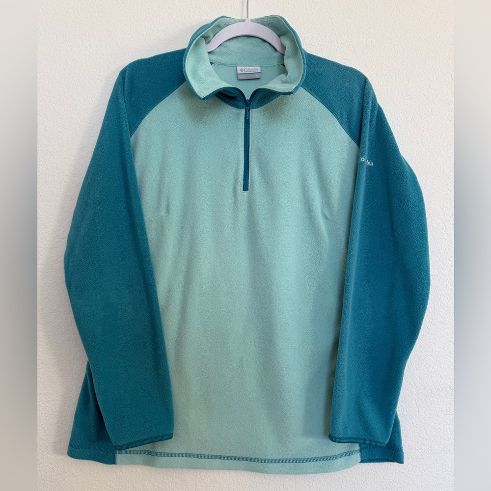 Columbia Teal and Aqua Ski Jacket